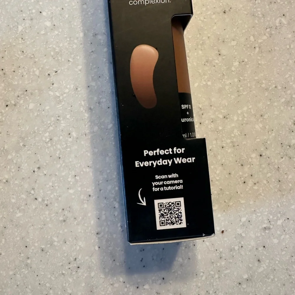 The Lip Bar TLP Quick Conceal Caffeine Cinnamon. Face Just Tint Honey Dip Vegan